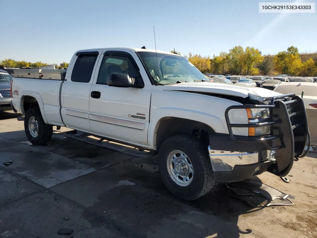 2003 Chevrolet Silverado K2500 Heavy Duty VIN: 1GCHK29153E343303 Lot: 75909484