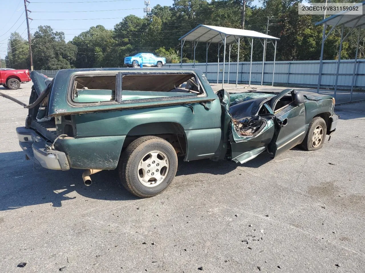 2003 Chevrolet Silverado C1500 VIN: 2GCEC19V831159052 Lot: 76144054