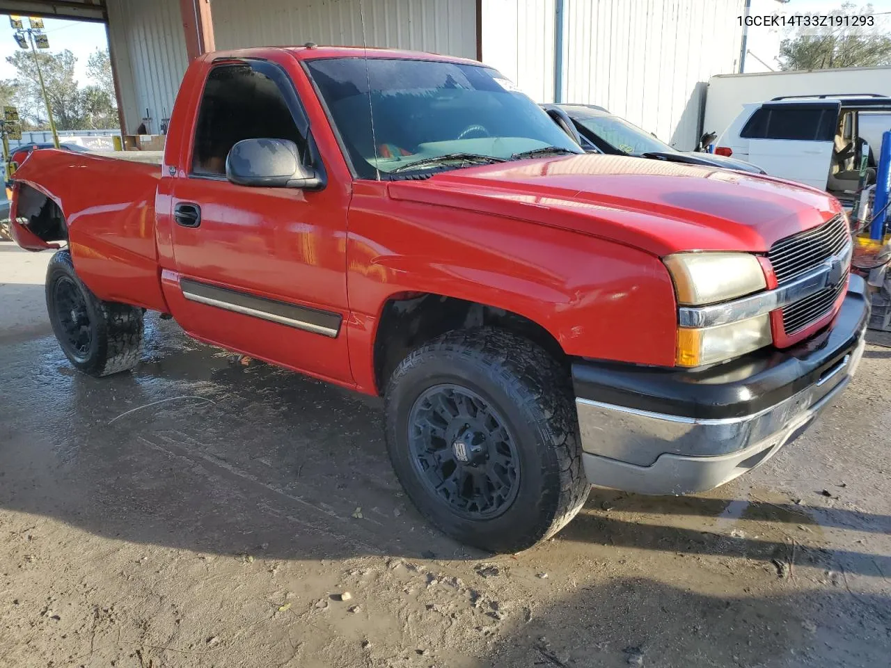 2003 Chevrolet Silverado K1500 VIN: 1GCEK14T33Z191293 Lot: 76403634