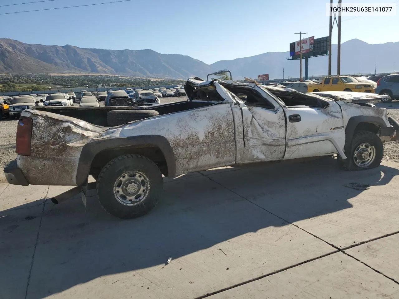 2003 Chevrolet Silverado K2500 Heavy Duty VIN: 1GCHK29U63E141077 Lot: 76603874