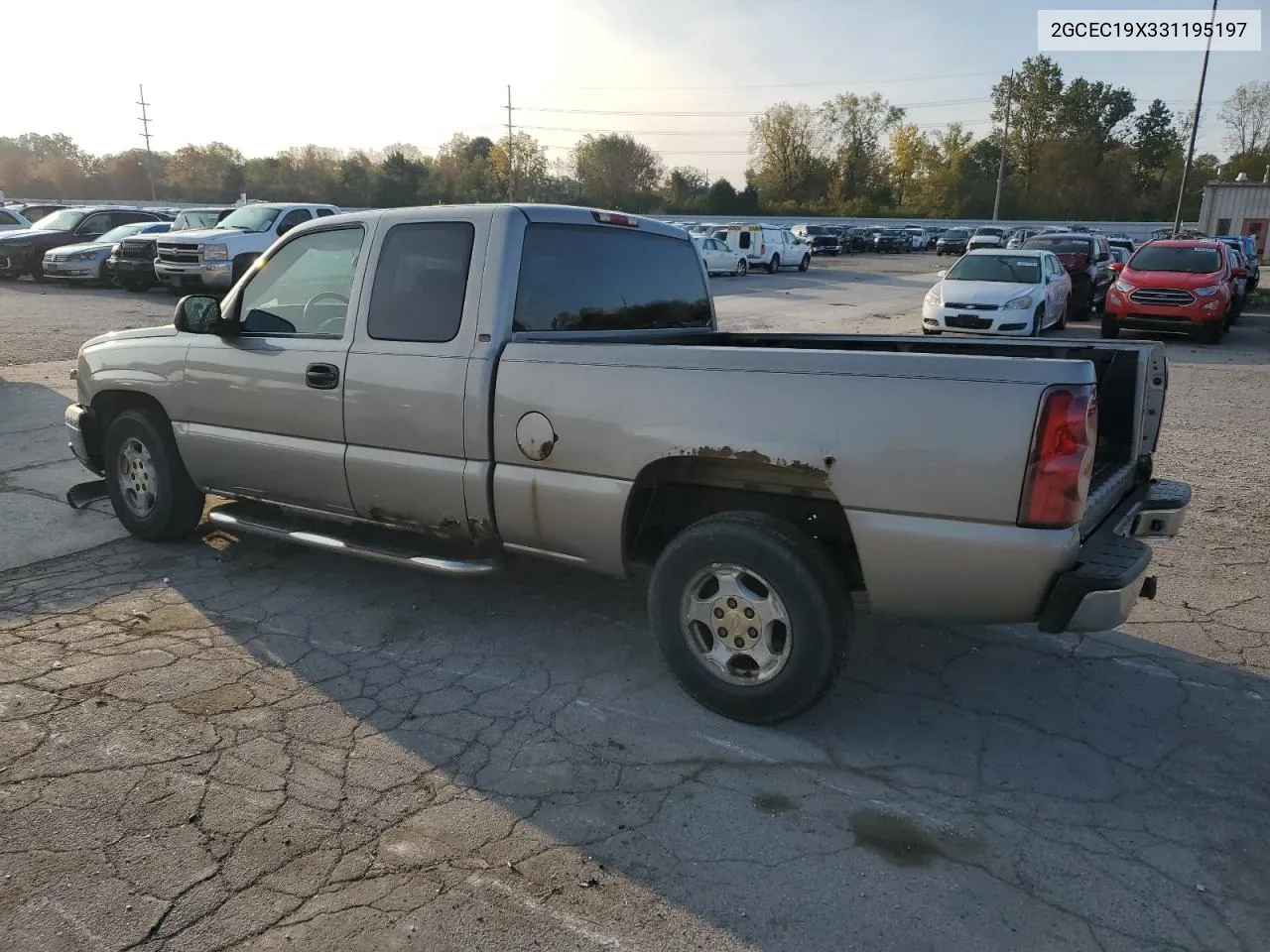 2003 Chevrolet Silverado C1500 VIN: 2GCEC19X331195197 Lot: 76709154