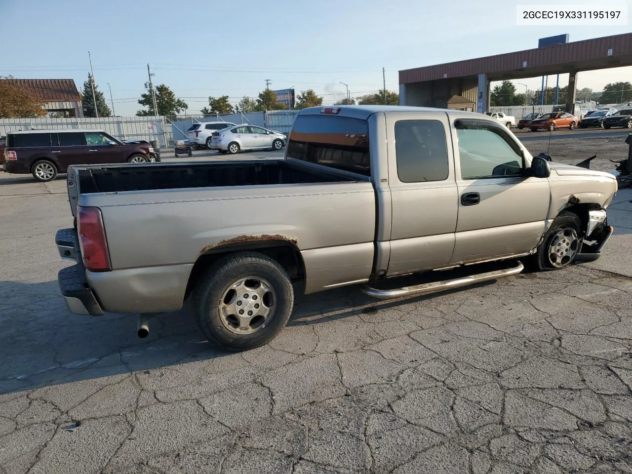 2003 Chevrolet Silverado C1500 VIN: 2GCEC19X331195197 Lot: 76709154