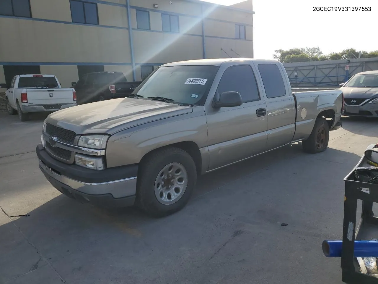 2003 Chevrolet Silverado C1500 VIN: 2GCEC19V331397553 Lot: 76800014