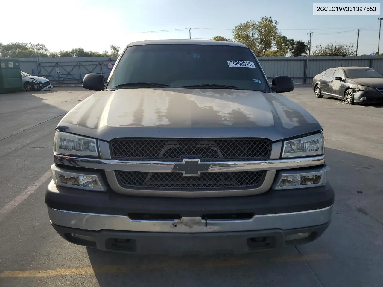 2003 Chevrolet Silverado C1500 VIN: 2GCEC19V331397553 Lot: 76800014