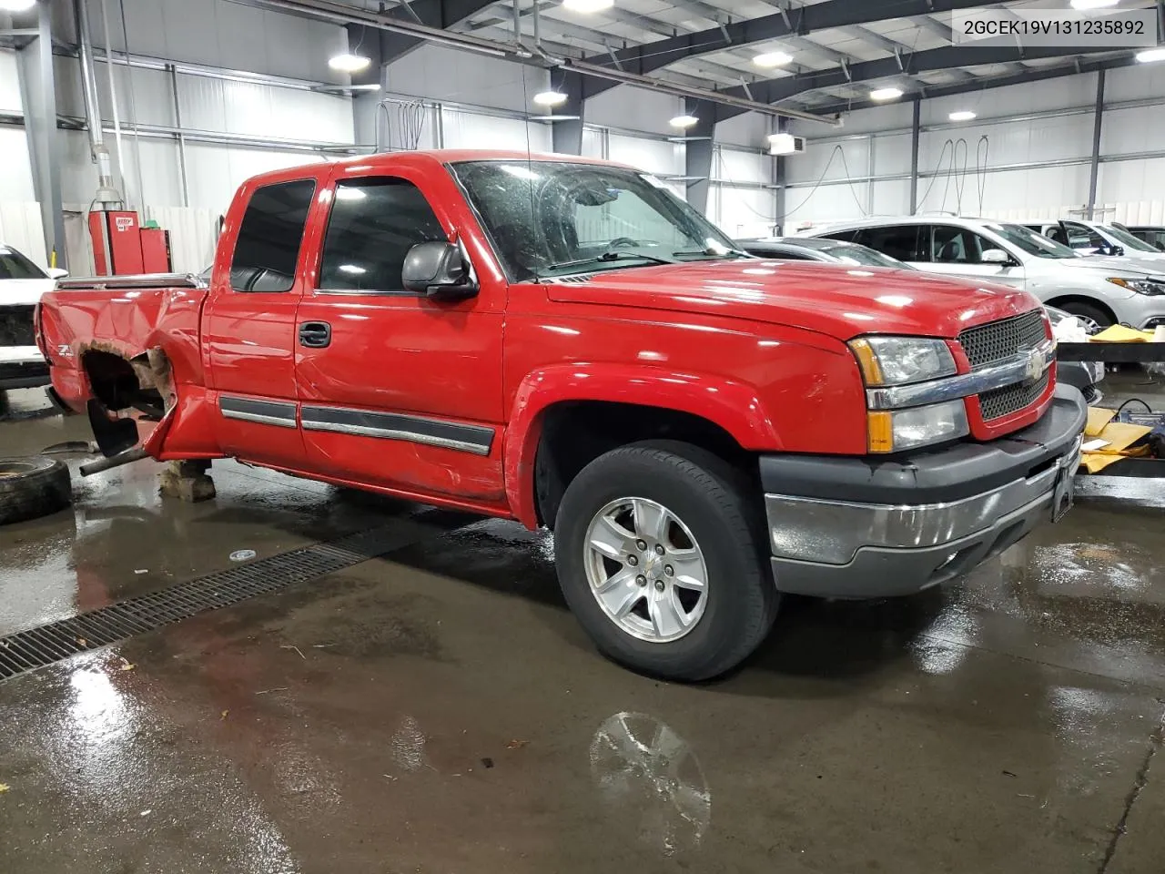 2003 Chevrolet Silverado K1500 VIN: 2GCEK19V131235892 Lot: 77091044