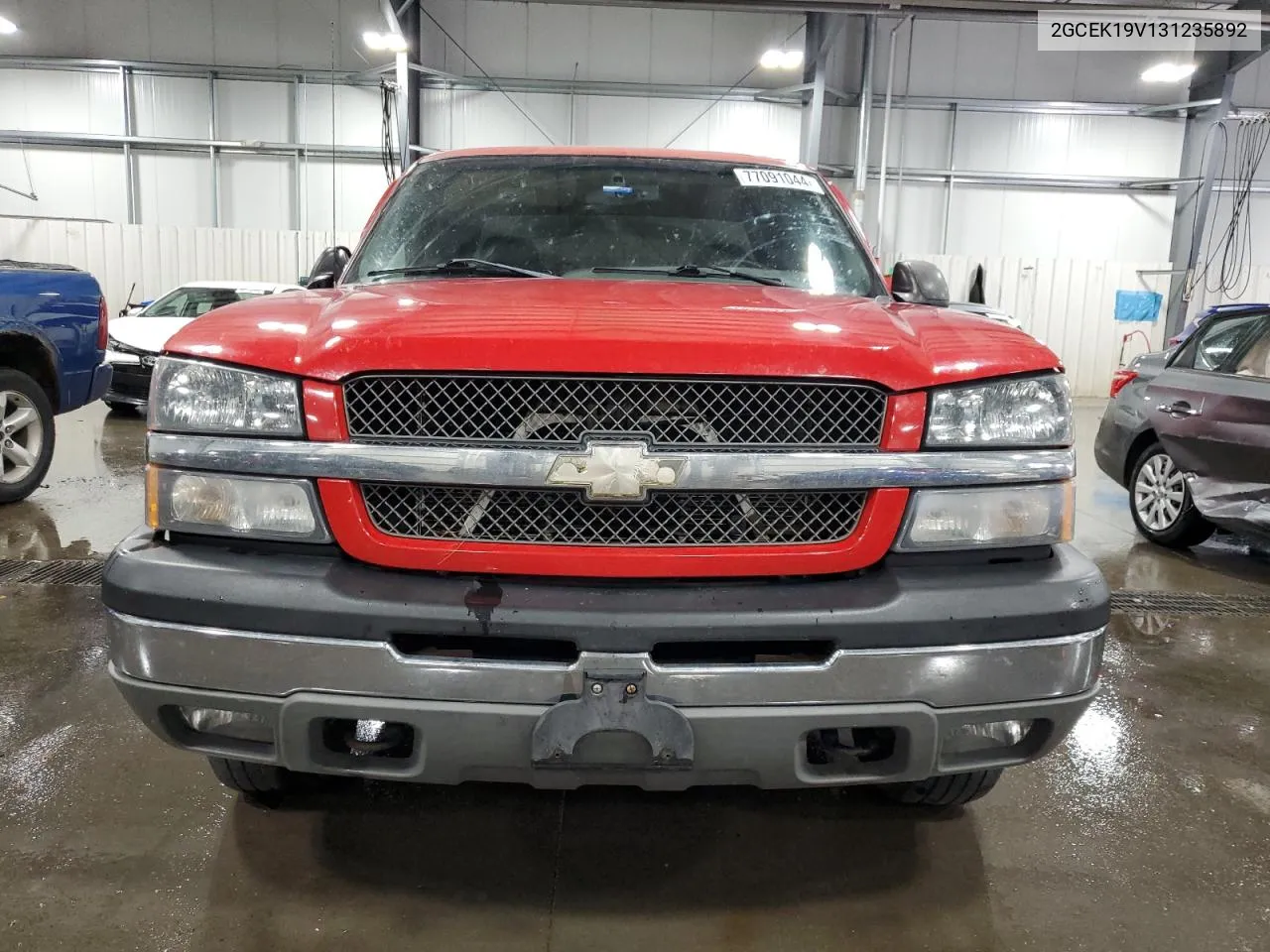 2003 Chevrolet Silverado K1500 VIN: 2GCEK19V131235892 Lot: 77091044