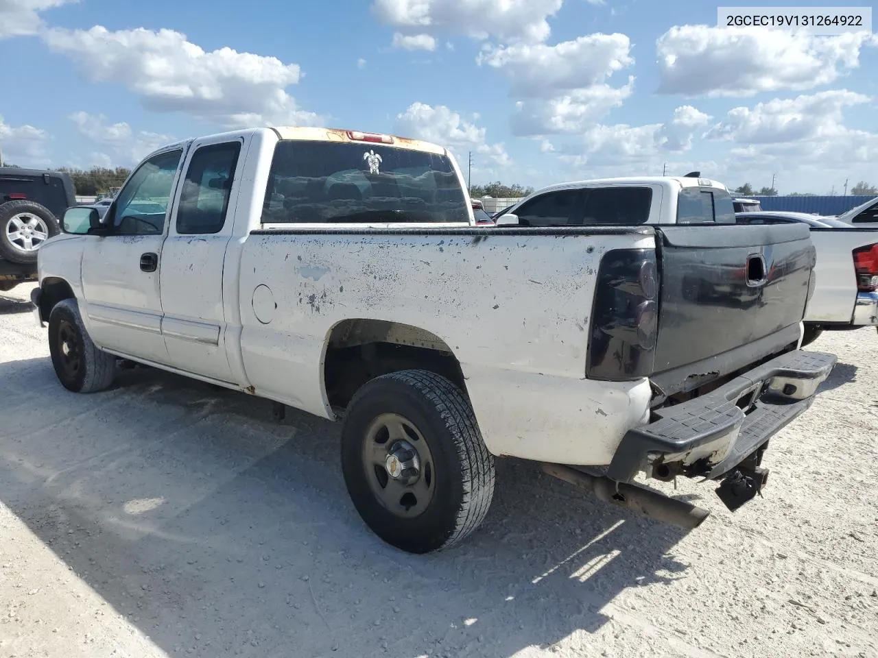 2003 Chevrolet Silverado C1500 VIN: 2GCEC19V131264922 Lot: 77528254