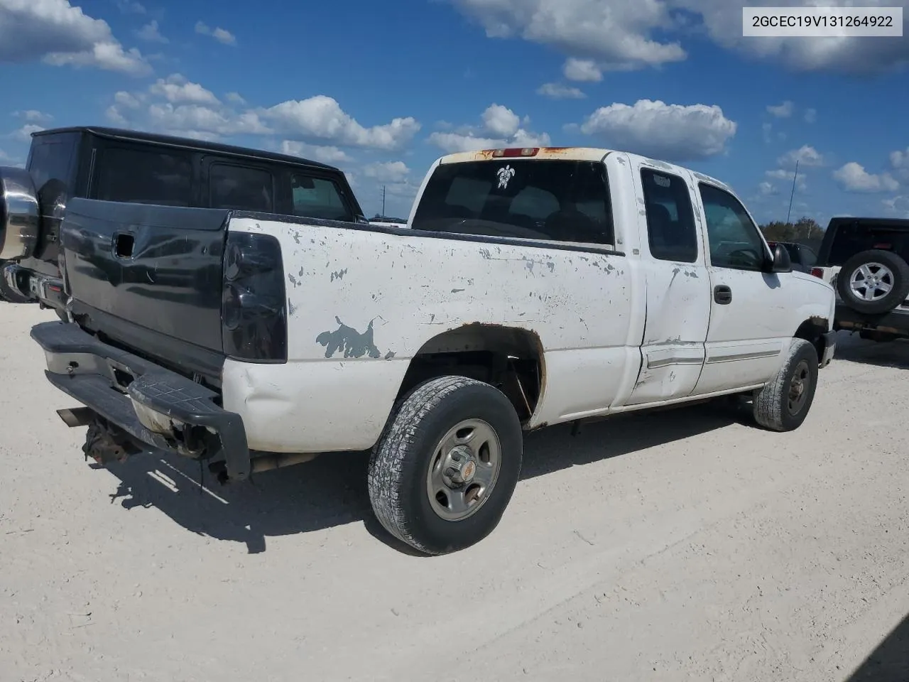 2003 Chevrolet Silverado C1500 VIN: 2GCEC19V131264922 Lot: 77528254