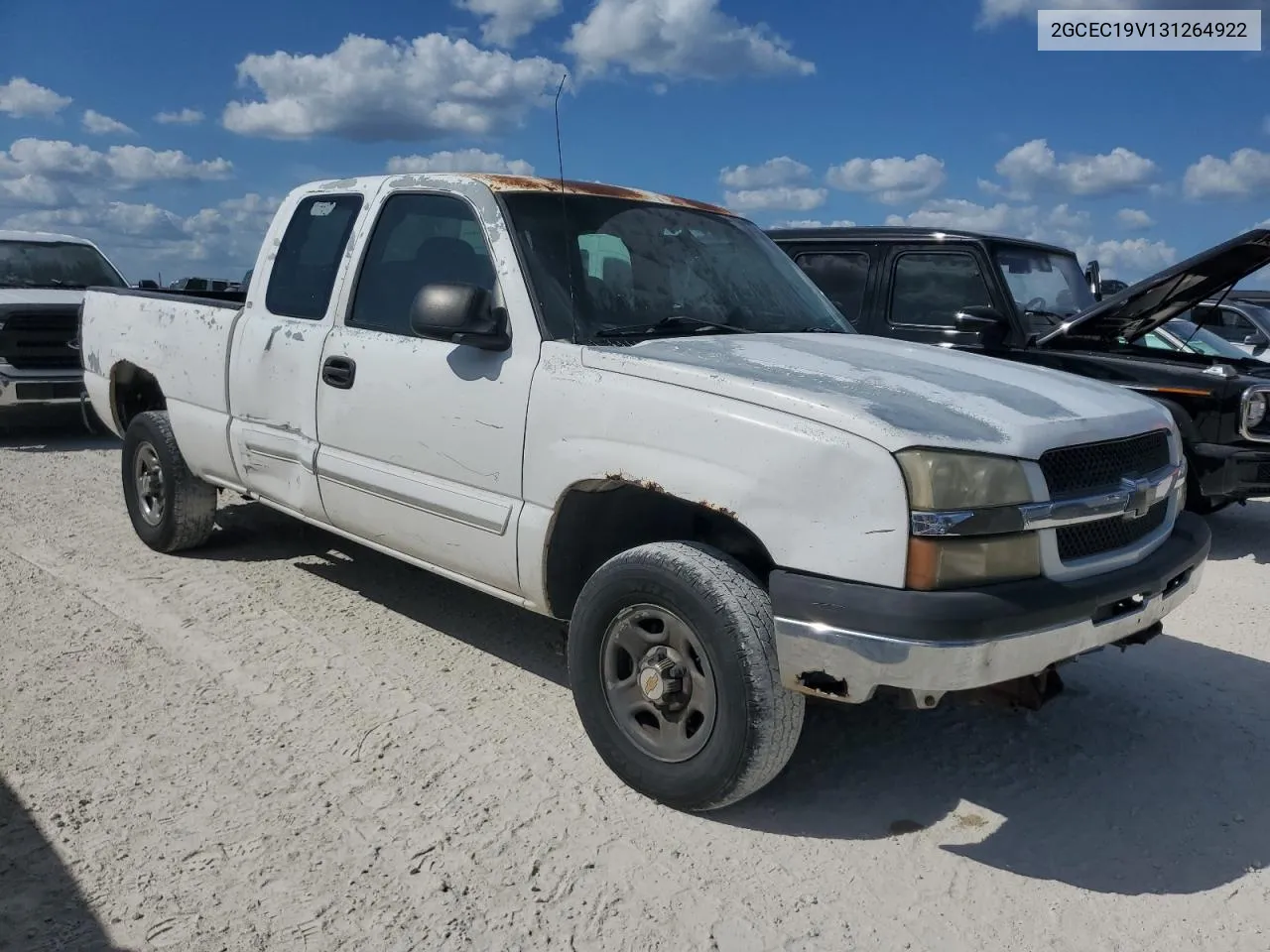 2003 Chevrolet Silverado C1500 VIN: 2GCEC19V131264922 Lot: 77528254