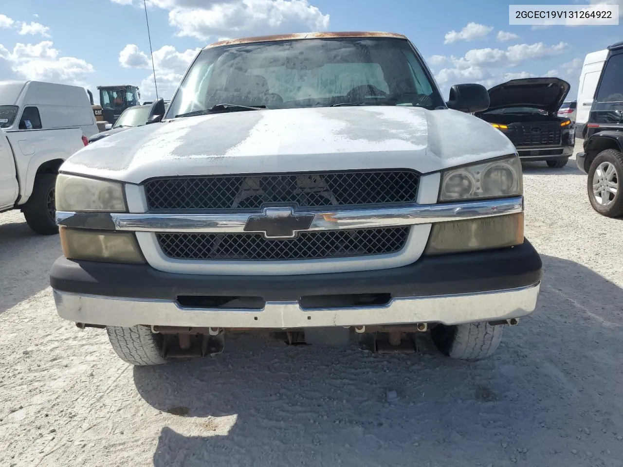 2003 Chevrolet Silverado C1500 VIN: 2GCEC19V131264922 Lot: 77528254