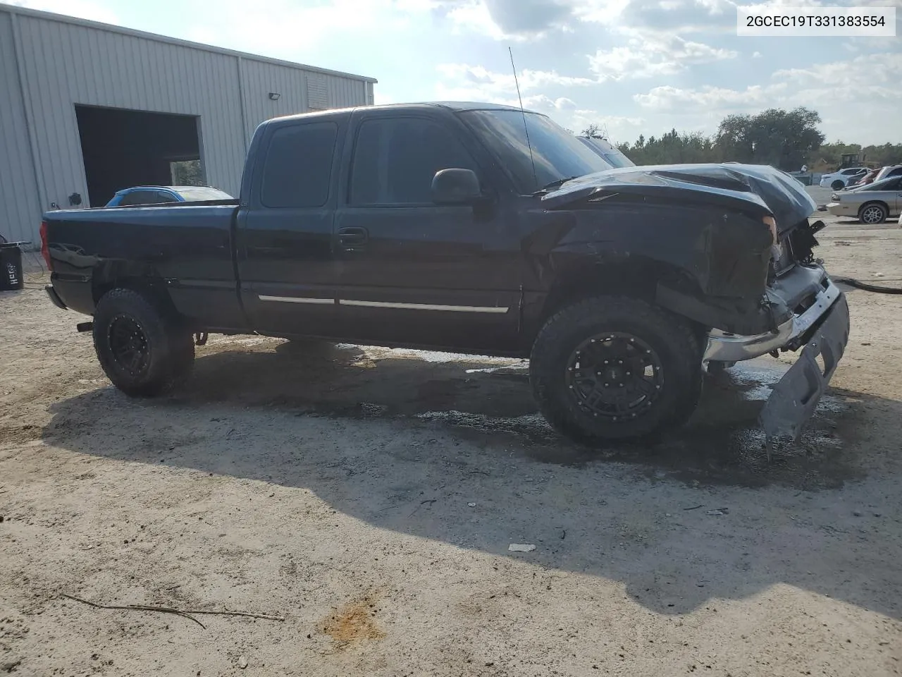 2003 Chevrolet Silverado C1500 VIN: 2GCEC19T331383554 Lot: 77565984