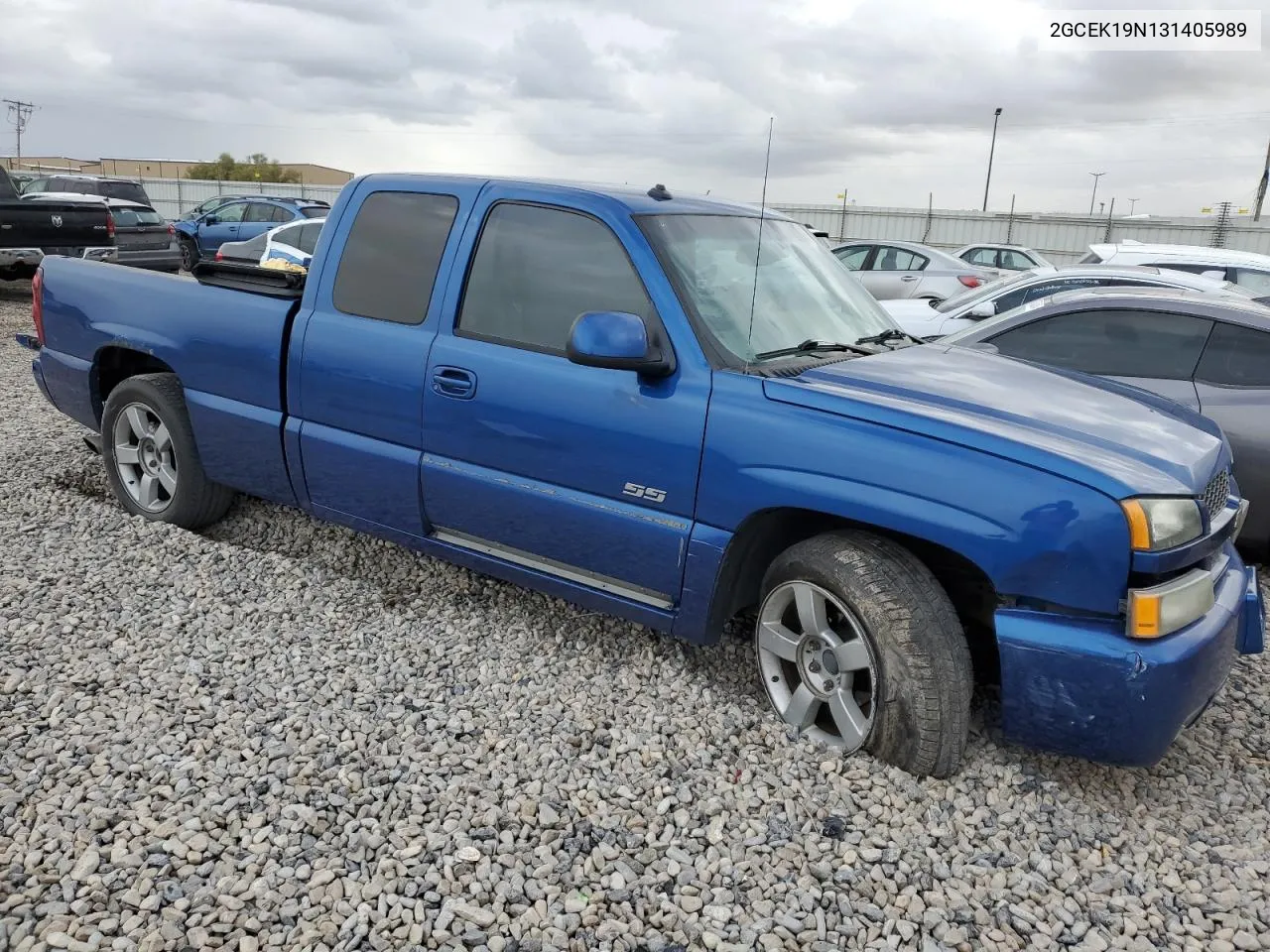 2003 Chevrolet Silverado K1500 VIN: 2GCEK19N131405989 Lot: 78269464