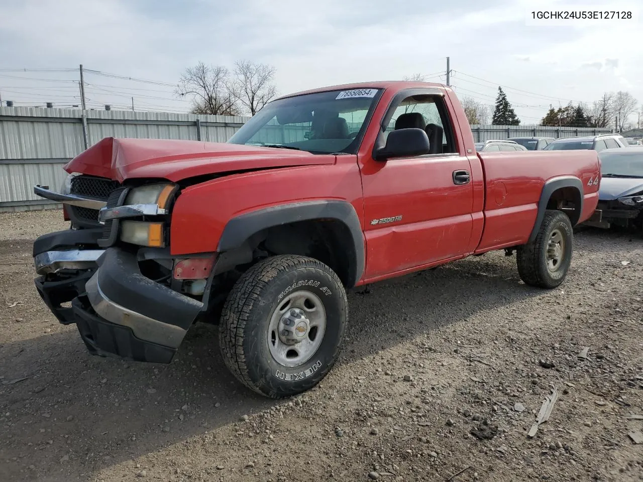 2003 Chevrolet Silverado K2500 Heavy Duty VIN: 1GCHK24U53E127128 Lot: 78550654