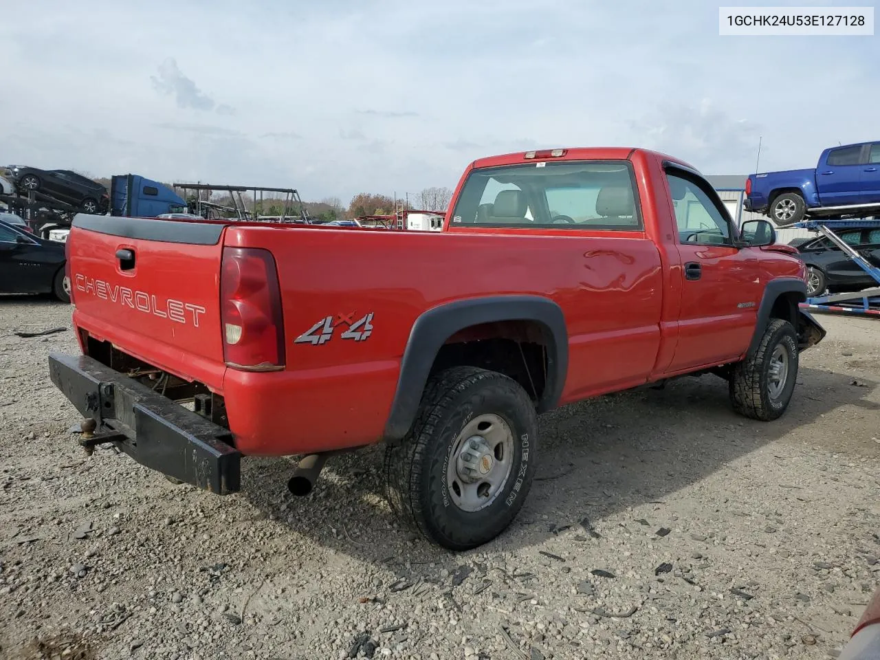 2003 Chevrolet Silverado K2500 Heavy Duty VIN: 1GCHK24U53E127128 Lot: 78550654