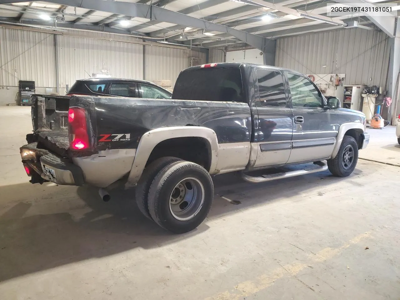 2003 Chevrolet Silverado K1500 VIN: 2GCEK19T431181051 Lot: 78799604