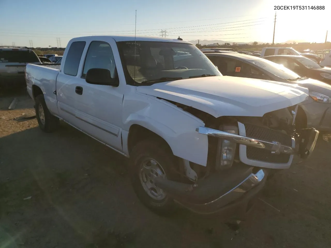 2003 Chevrolet Silverado K1500 VIN: 2GCEK19T531146888 Lot: 78855854