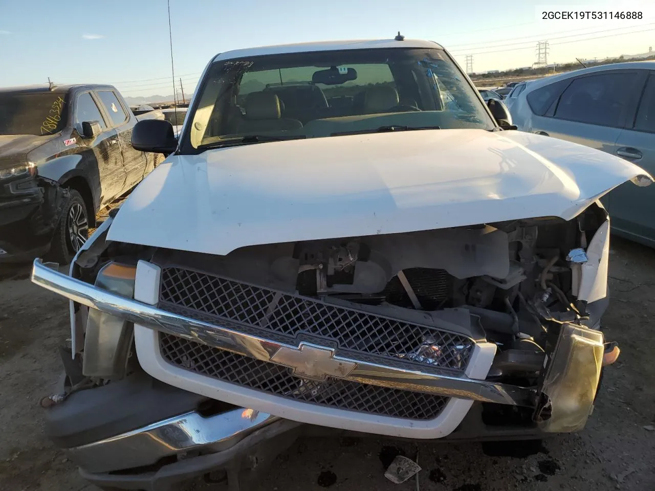 2003 Chevrolet Silverado K1500 VIN: 2GCEK19T531146888 Lot: 78855854