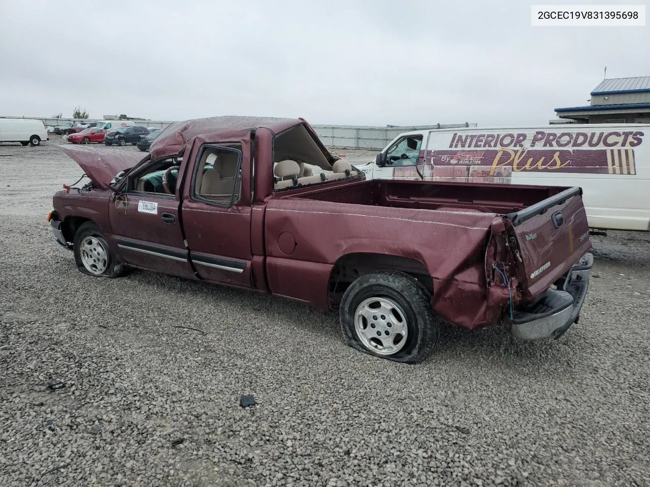 2003 Chevrolet Silverado C1500 VIN: 2GCEC19V831395698 Lot: 78963304