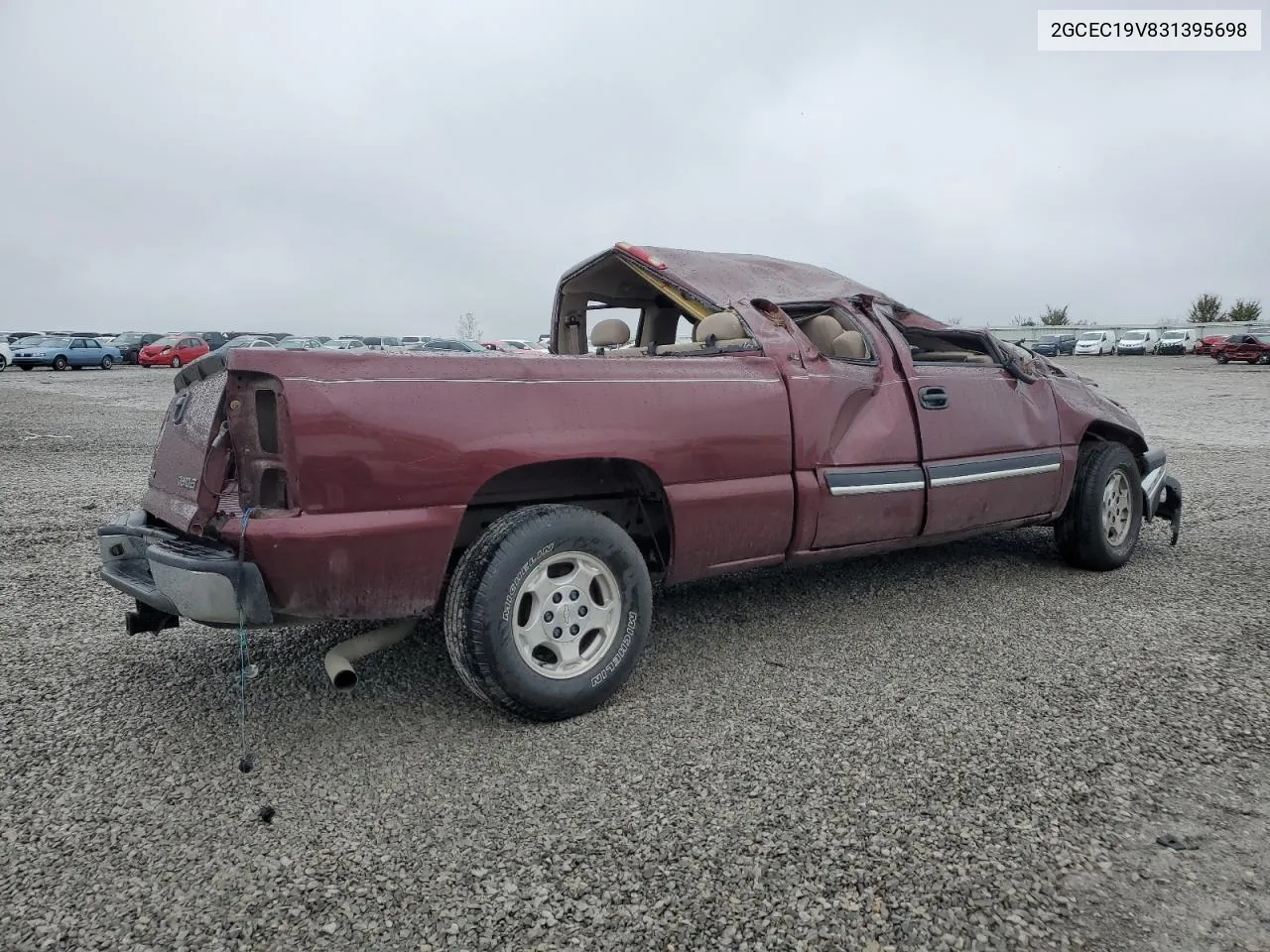 2003 Chevrolet Silverado C1500 VIN: 2GCEC19V831395698 Lot: 78963304