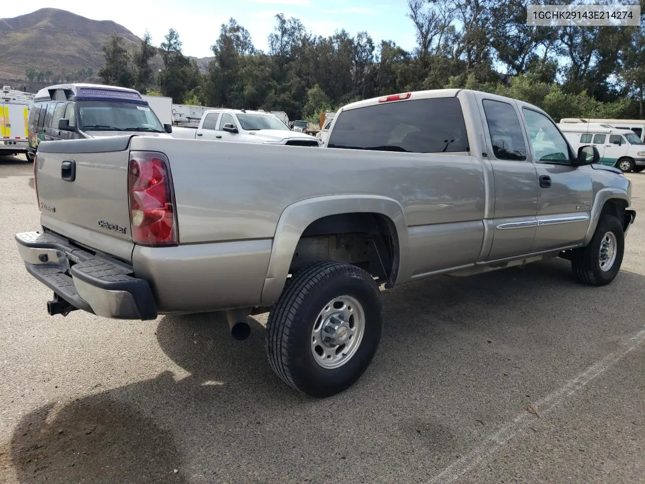 2003 Chevrolet Silverado K2500 Heavy Duty VIN: 1GCHK29143E214274 Lot: 79059934