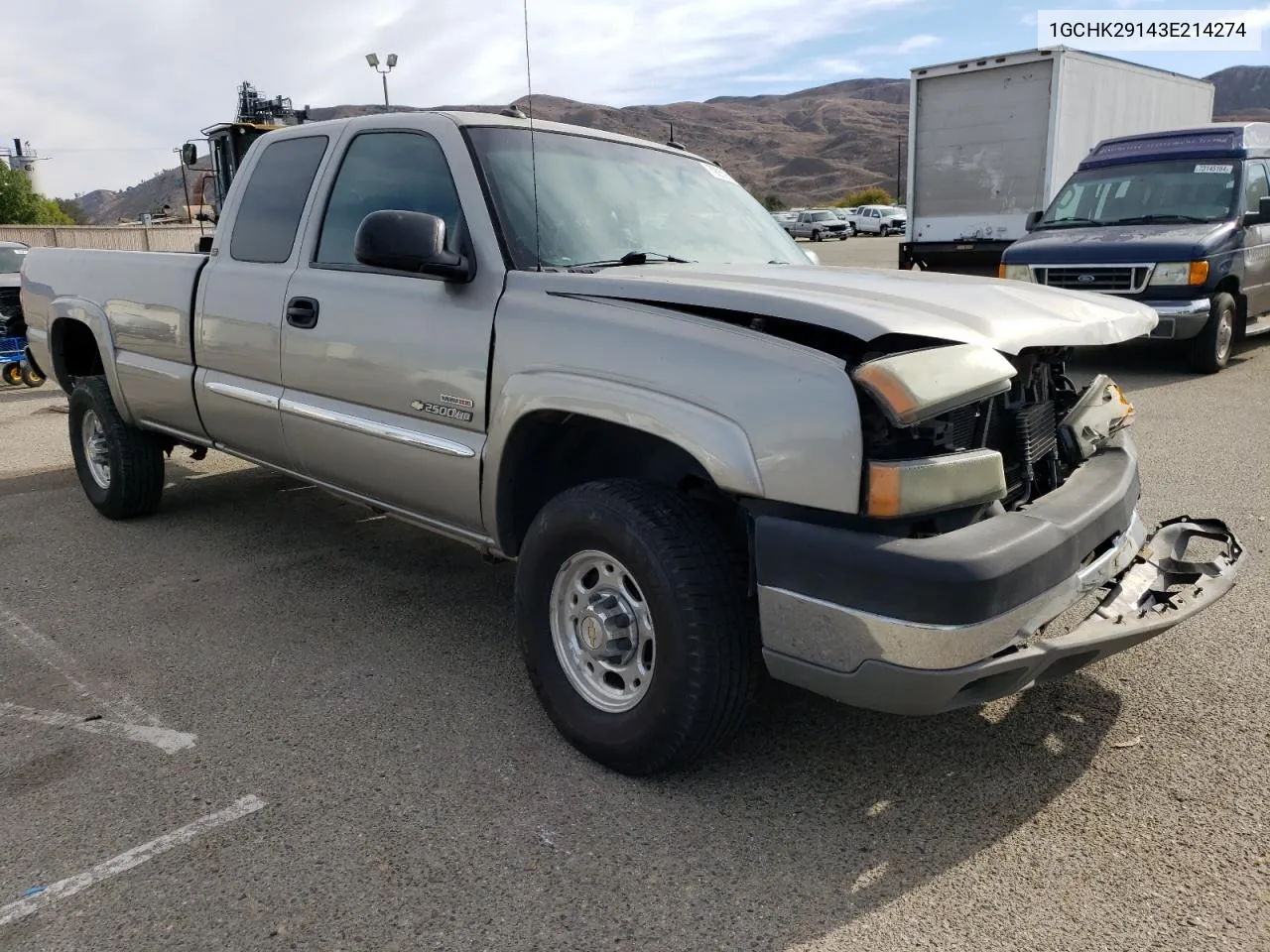 2003 Chevrolet Silverado K2500 Heavy Duty VIN: 1GCHK29143E214274 Lot: 79059934