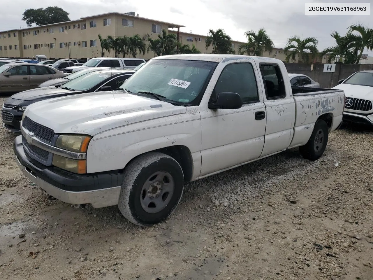 2003 Chevrolet Silverado C1500 VIN: 2GCEC19V631168963 Lot: 79175394