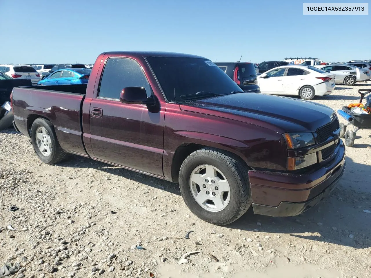 2003 Chevrolet Silverado C1500 VIN: 1GCEC14X53Z357913 Lot: 79317674