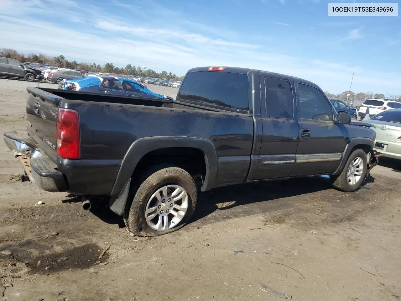 2003 Chevrolet Silverado K1500 VIN: 1GCEK19T53E349696 Lot: 79434154