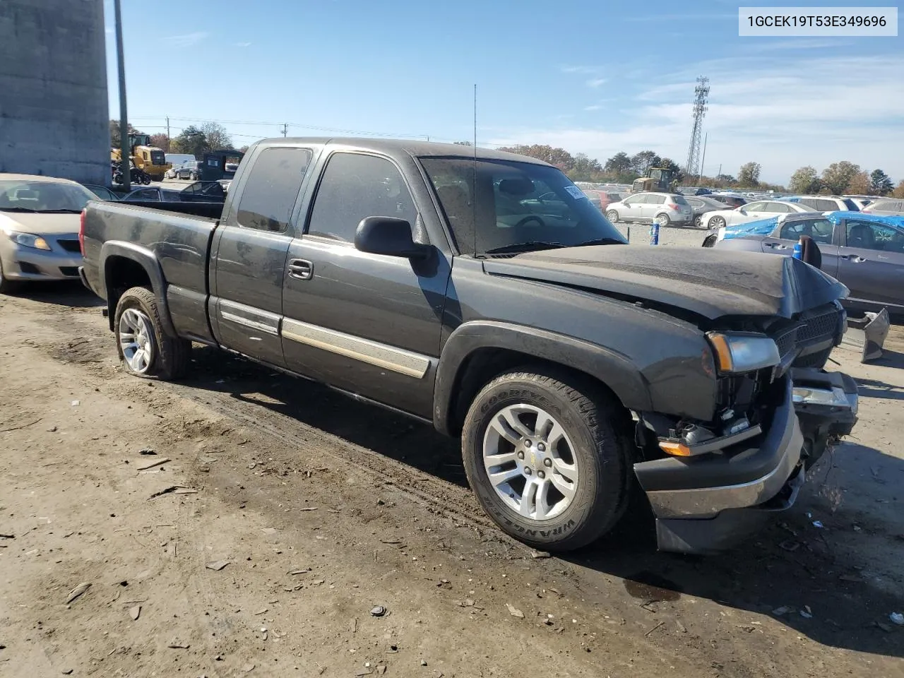 2003 Chevrolet Silverado K1500 VIN: 1GCEK19T53E349696 Lot: 79434154