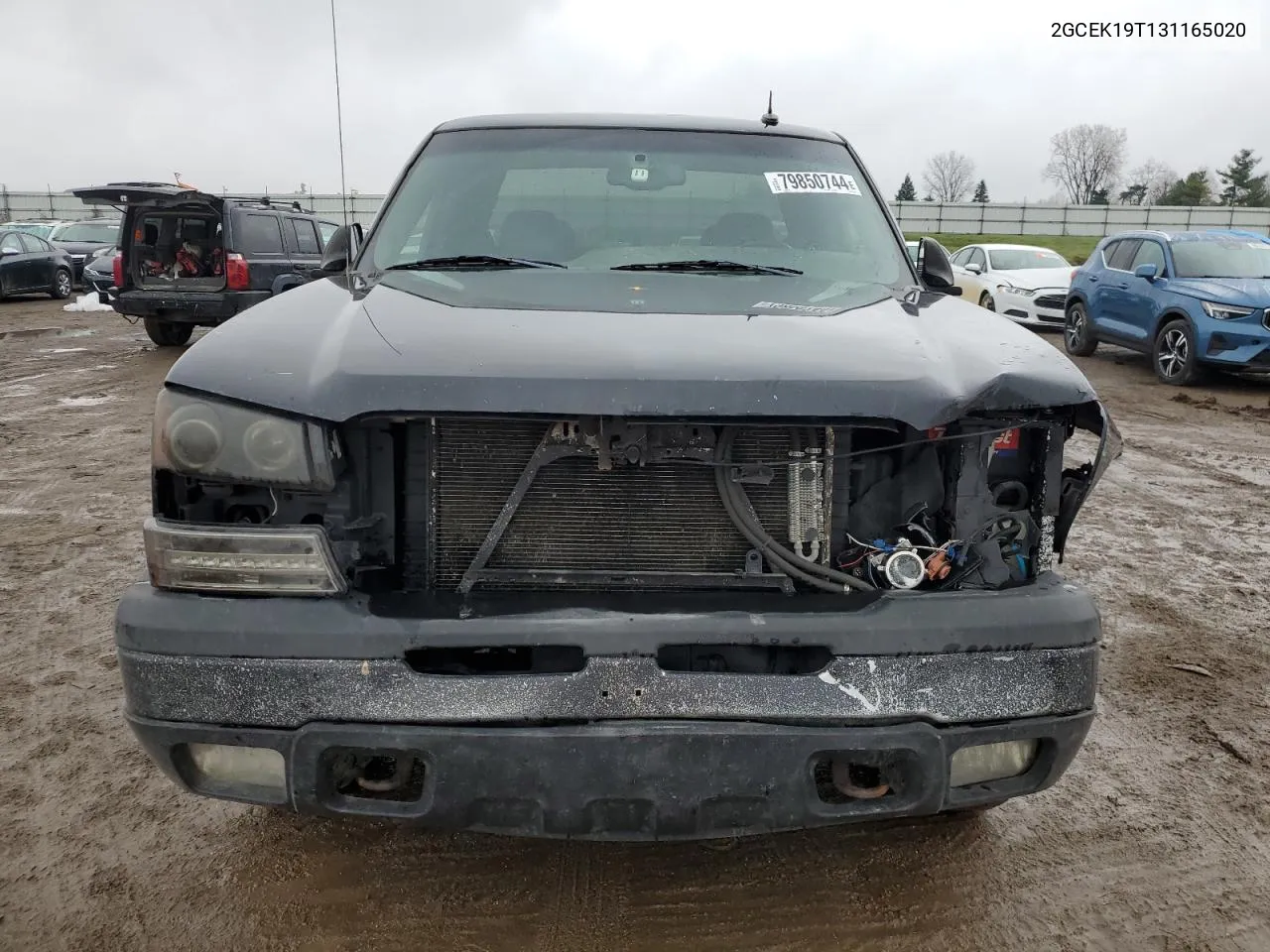 2003 Chevrolet Silverado K1500 VIN: 2GCEK19T131165020 Lot: 79850744