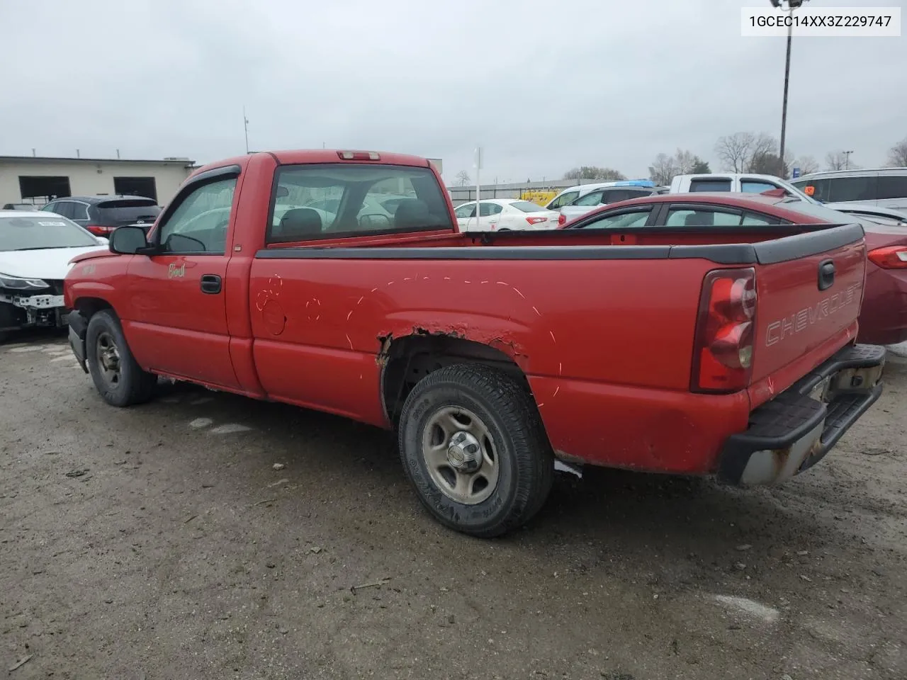 2003 Chevrolet Silverado C1500 VIN: 1GCEC14XX3Z229747 Lot: 80263464