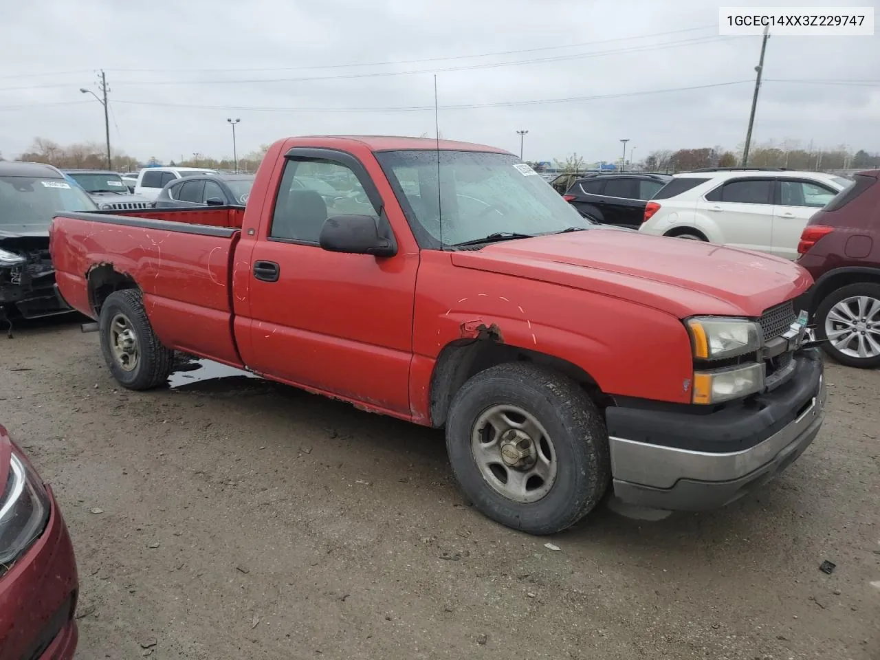 2003 Chevrolet Silverado C1500 VIN: 1GCEC14XX3Z229747 Lot: 80263464