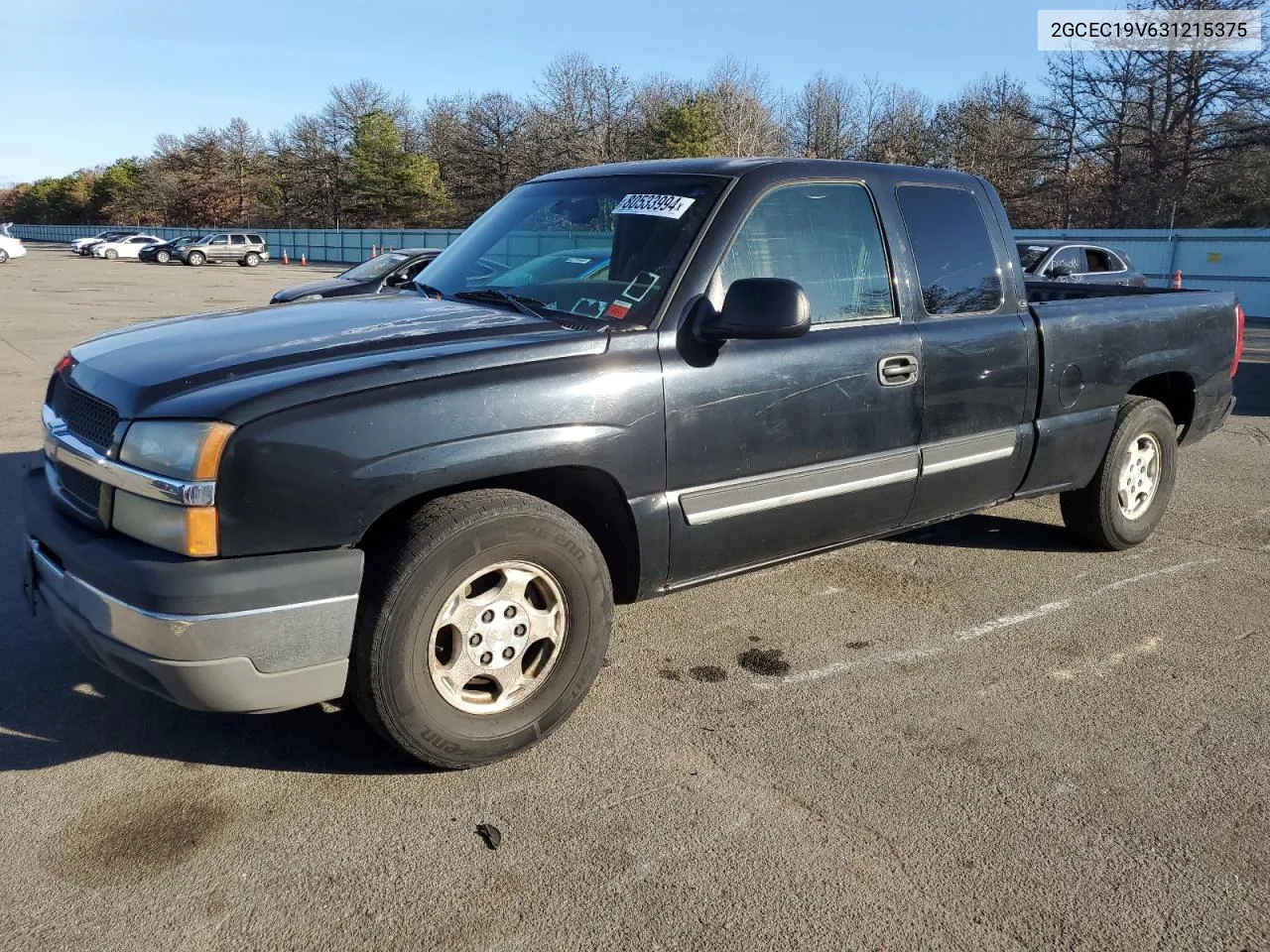 2003 Chevrolet Silverado C1500 VIN: 2GCEC19V631215375 Lot: 80533994