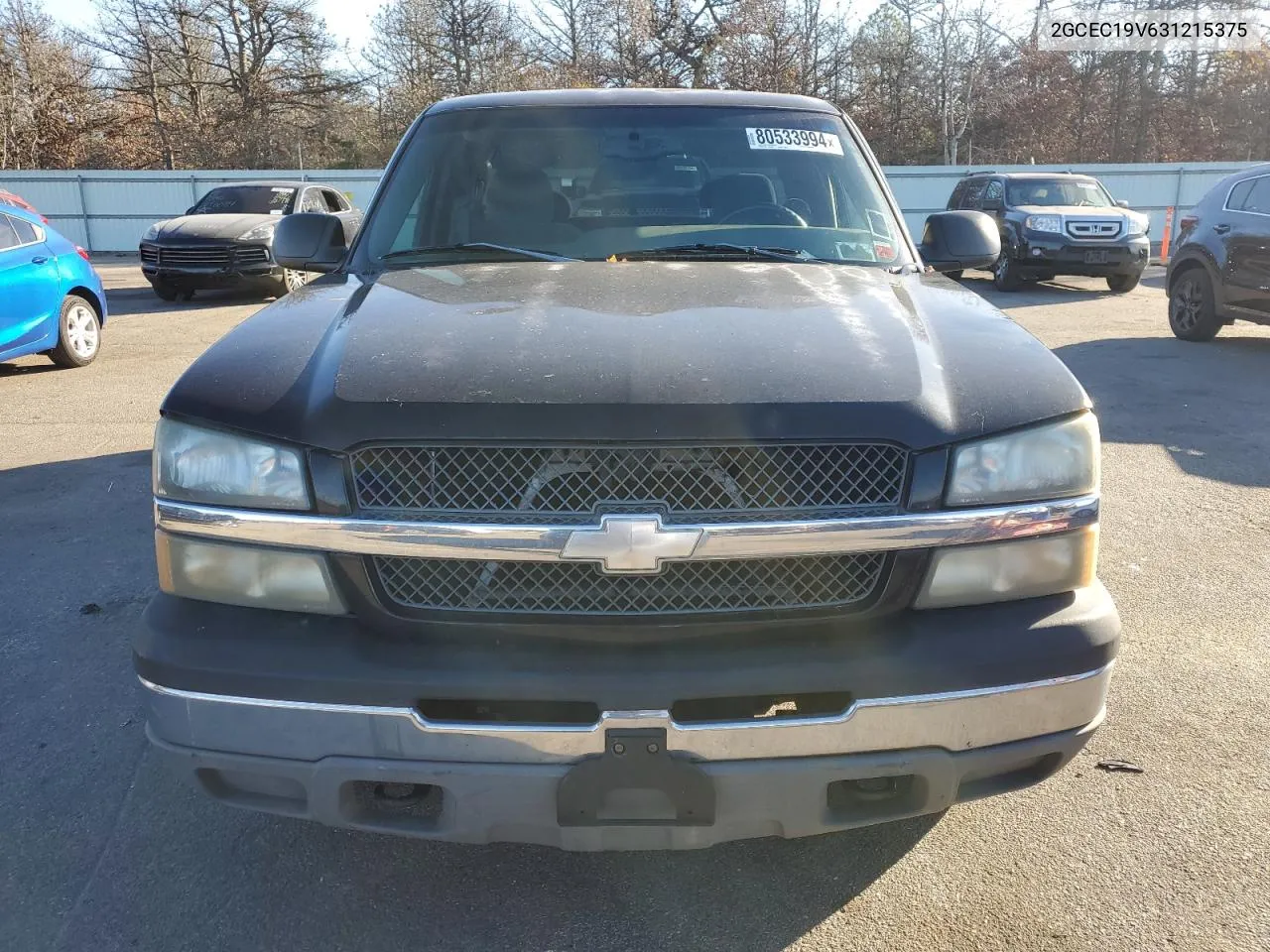 2003 Chevrolet Silverado C1500 VIN: 2GCEC19V631215375 Lot: 80533994