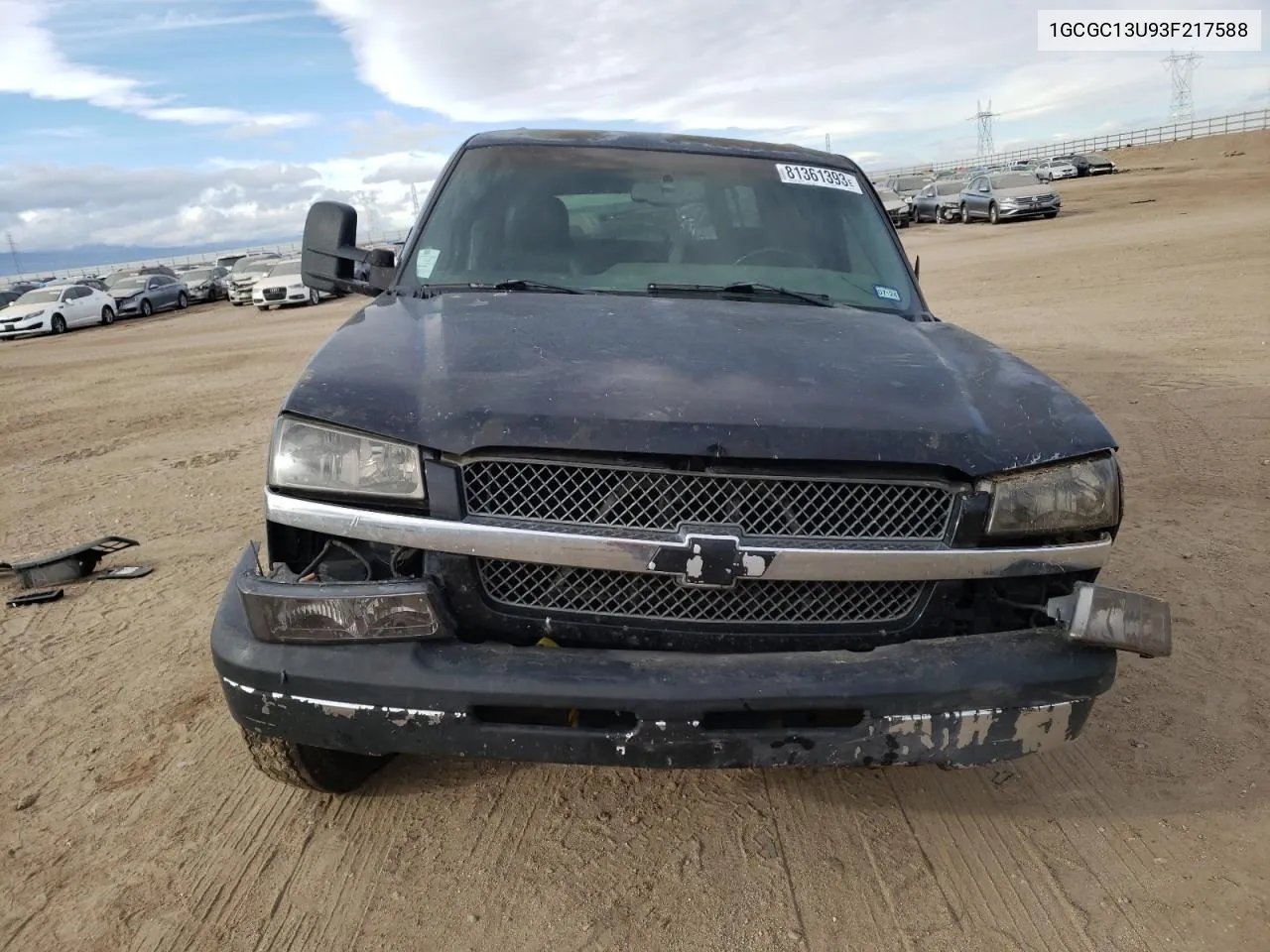 2003 Chevrolet Silverado C1500 Heavy Duty VIN: 1GCGC13U93F217588 Lot: 81361393