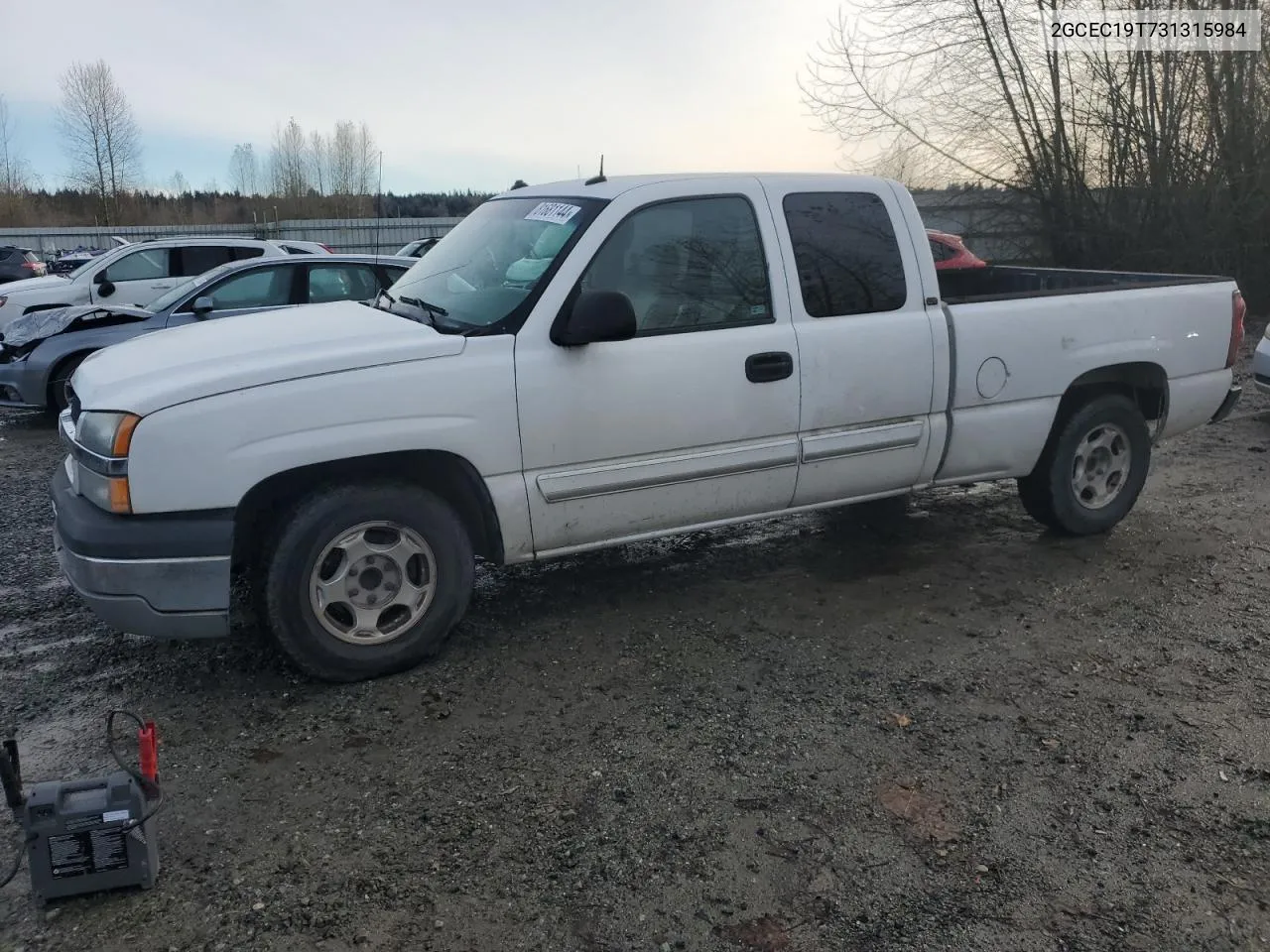 2003 Chevrolet Silverado C1500 VIN: 2GCEC19T731315984 Lot: 81681144