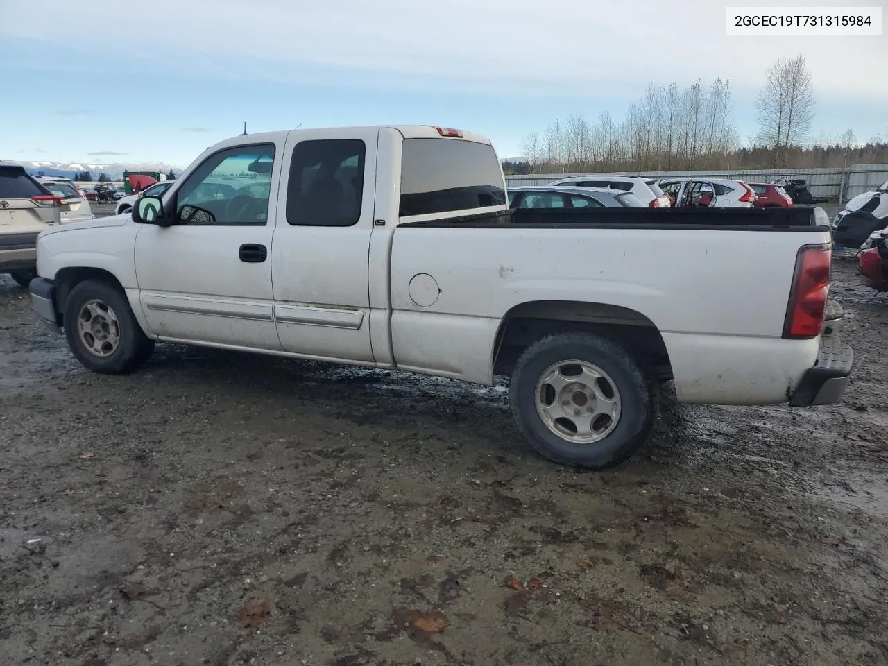 2003 Chevrolet Silverado C1500 VIN: 2GCEC19T731315984 Lot: 81681144