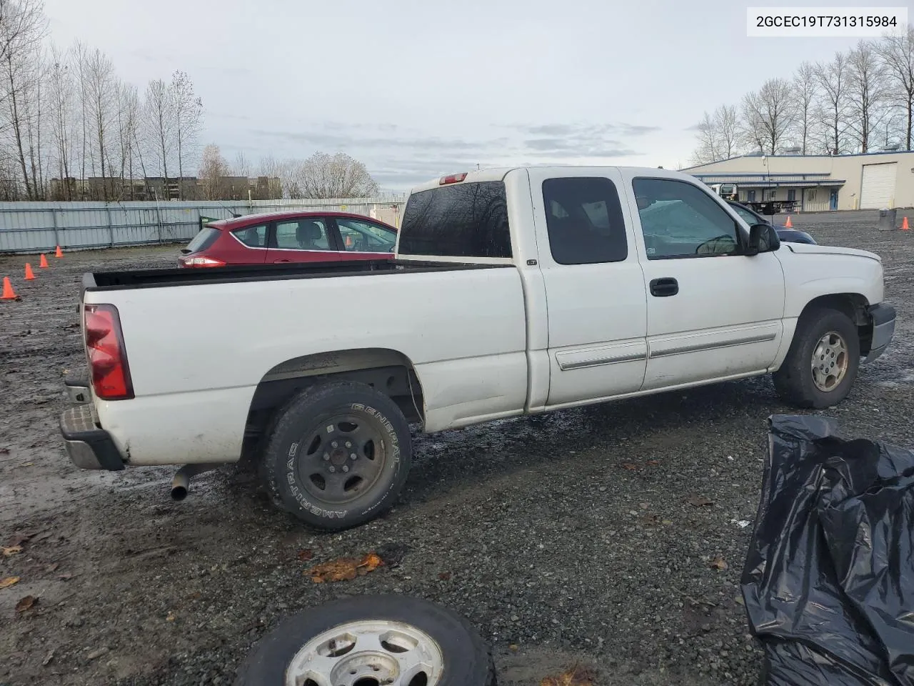 2003 Chevrolet Silverado C1500 VIN: 2GCEC19T731315984 Lot: 81681144