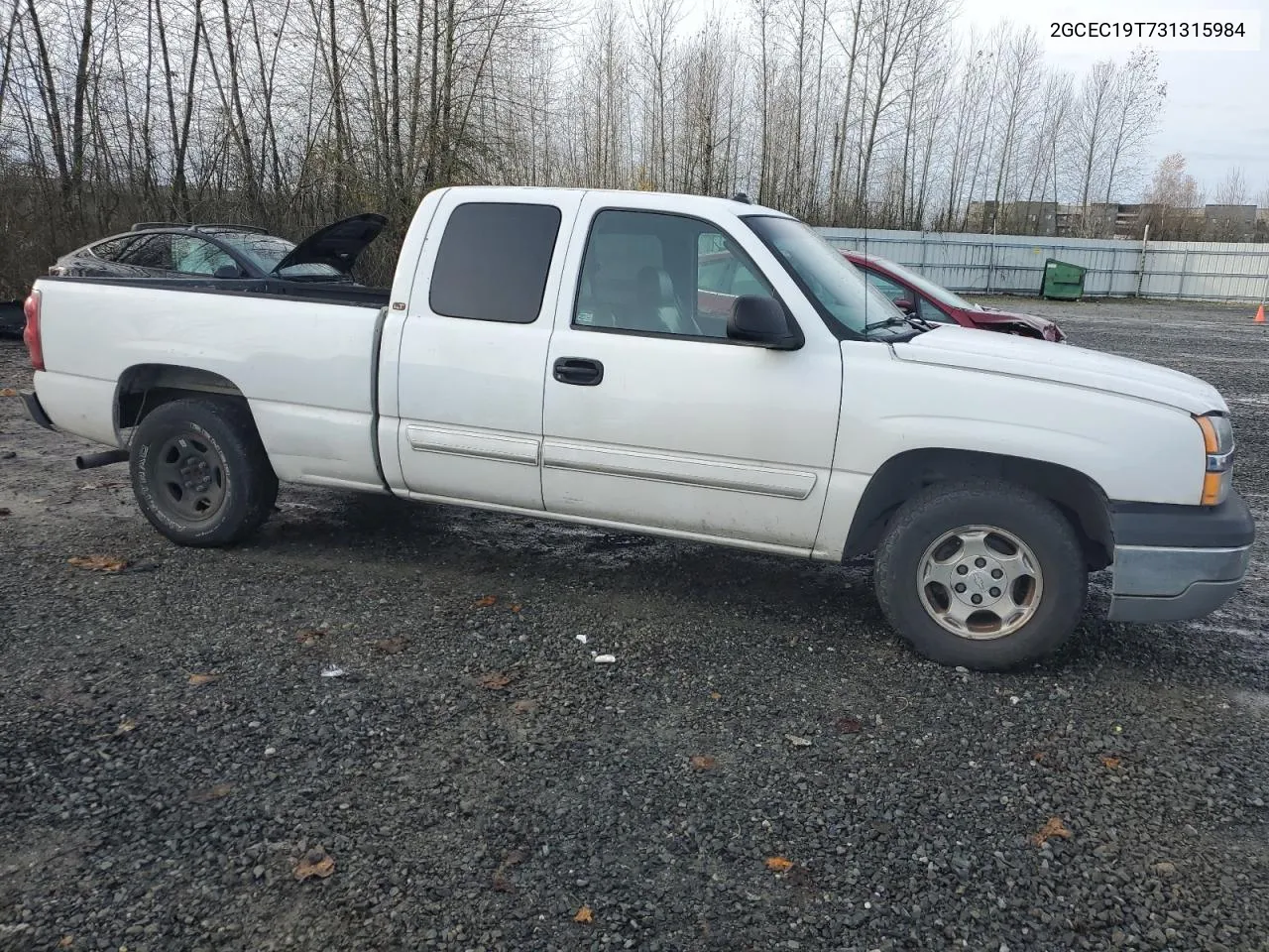 2003 Chevrolet Silverado C1500 VIN: 2GCEC19T731315984 Lot: 81681144