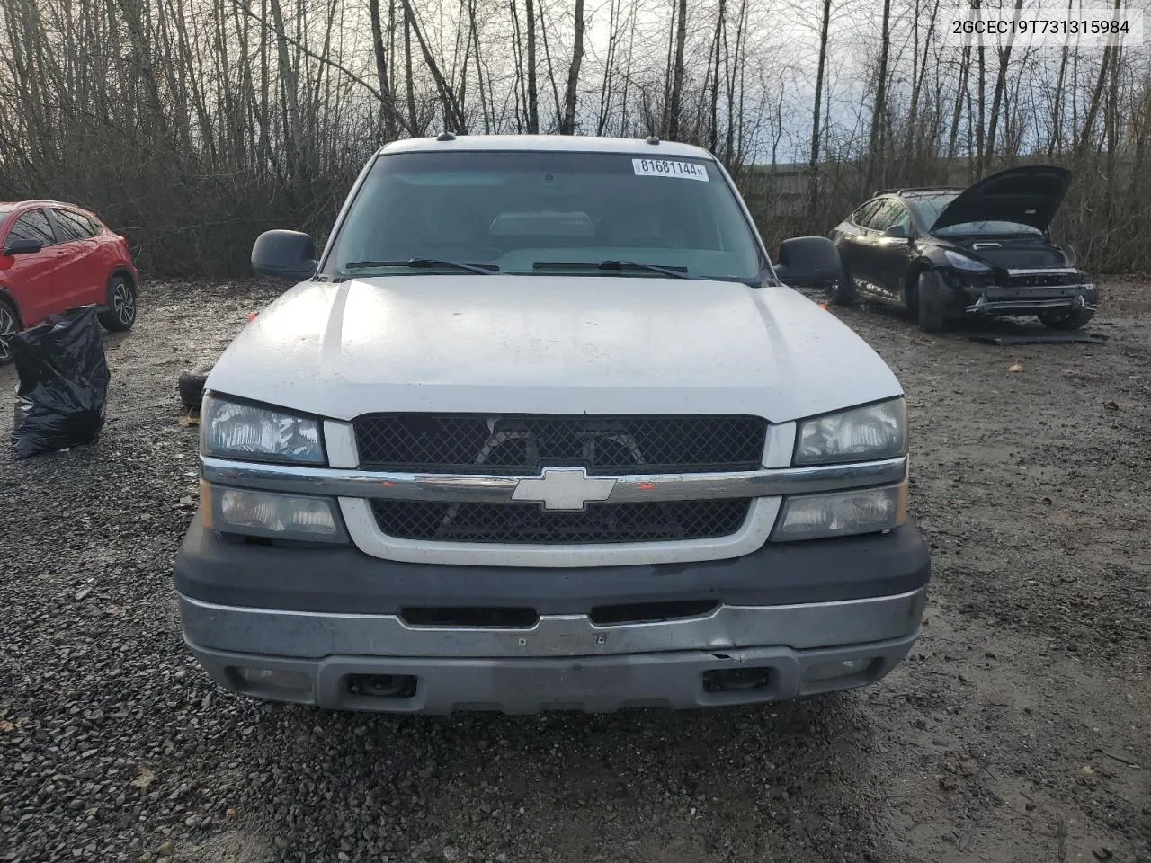 2003 Chevrolet Silverado C1500 VIN: 2GCEC19T731315984 Lot: 81681144