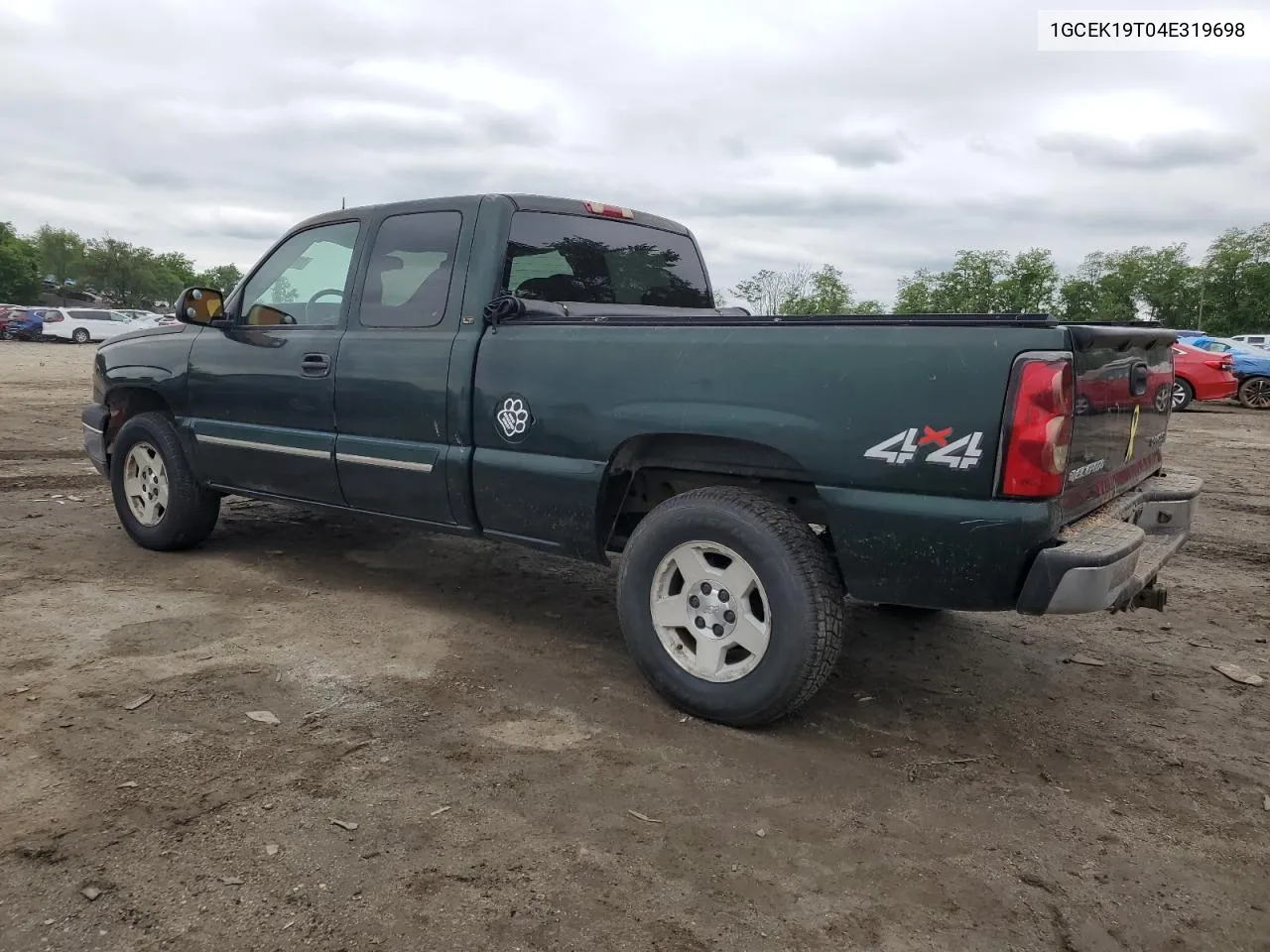 2004 Chevrolet Silverado K1500 VIN: 1GCEK19T04E319698 Lot: 53794284