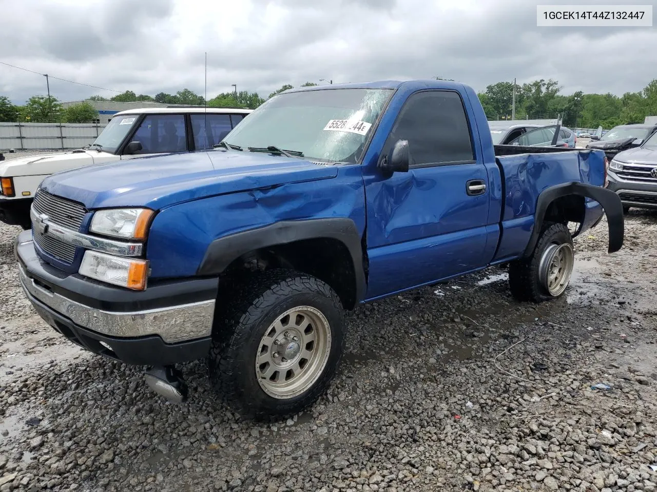 2004 Chevrolet Silverado K1500 VIN: 1GCEK14T44Z132447 Lot: 55286244