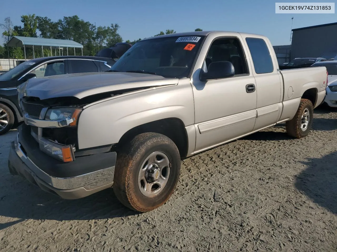 2004 Chevrolet Silverado K1500 VIN: 1GCEK19V74Z131853 Lot: 56892034