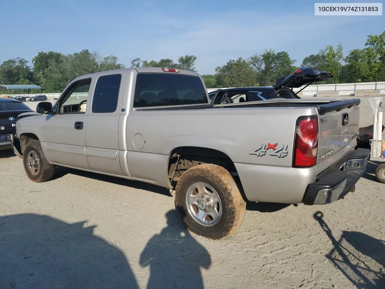 2004 Chevrolet Silverado K1500 VIN: 1GCEK19V74Z131853 Lot: 56892034