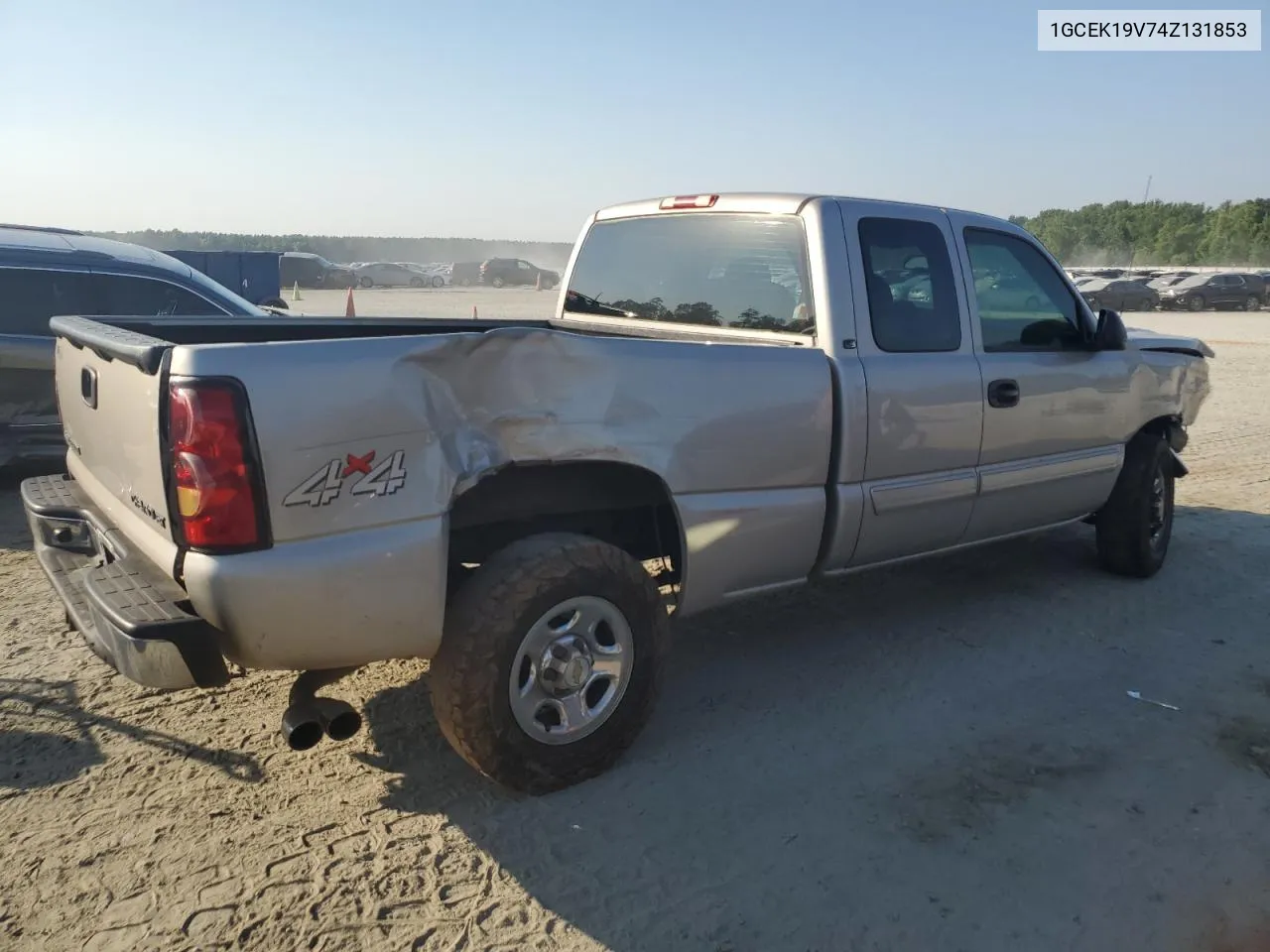 2004 Chevrolet Silverado K1500 VIN: 1GCEK19V74Z131853 Lot: 56892034