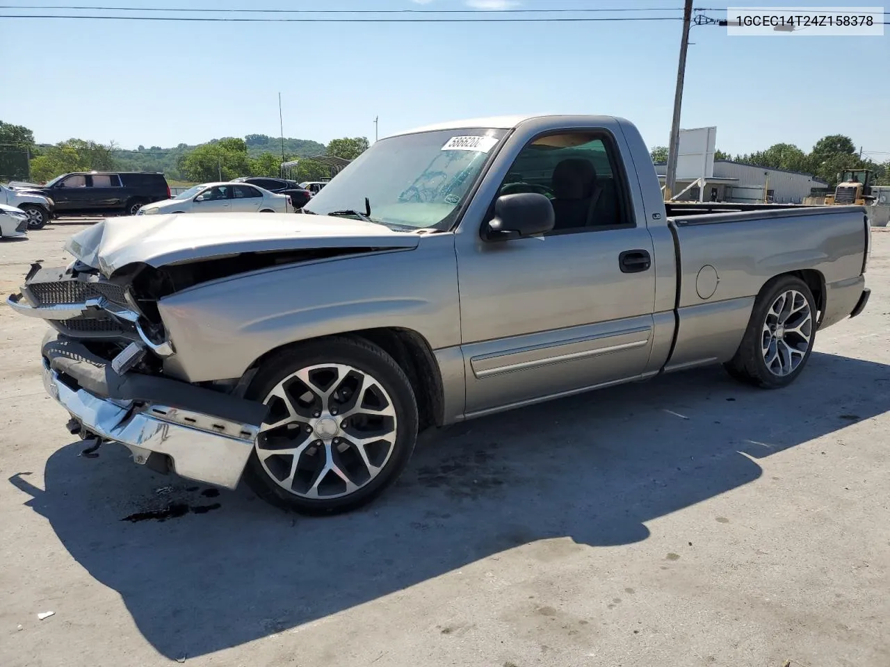 2004 Chevrolet Silverado C1500 VIN: 1GCEC14T24Z158378 Lot: 58662004