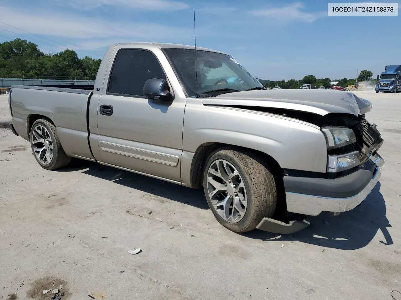 2004 Chevrolet Silverado C1500 VIN: 1GCEC14T24Z158378 Lot: 58662004