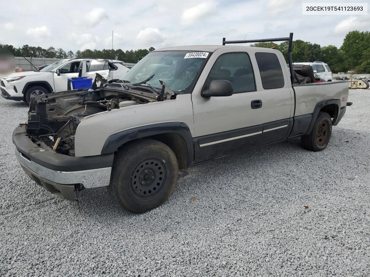 2004 Chevrolet Silverado K1500 VIN: 2GCEK19T541123693 Lot: 59438024