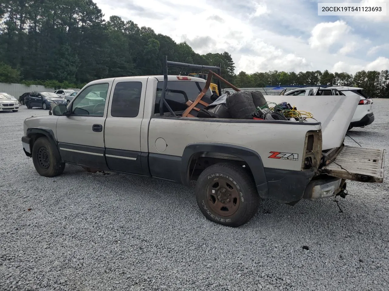 2004 Chevrolet Silverado K1500 VIN: 2GCEK19T541123693 Lot: 59438024