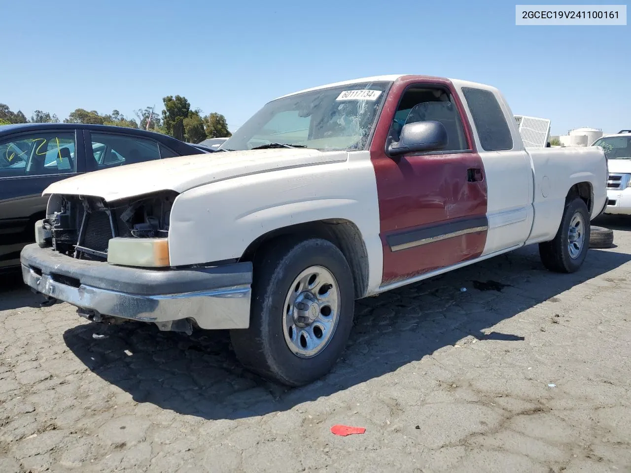 2004 Chevrolet Silverado C1500 VIN: 2GCEC19V241100161 Lot: 60117134